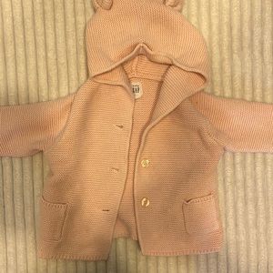 Light pink button up sweater